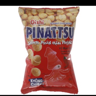 Snack nhân đậu phông Oishi vị Mực cay 45g