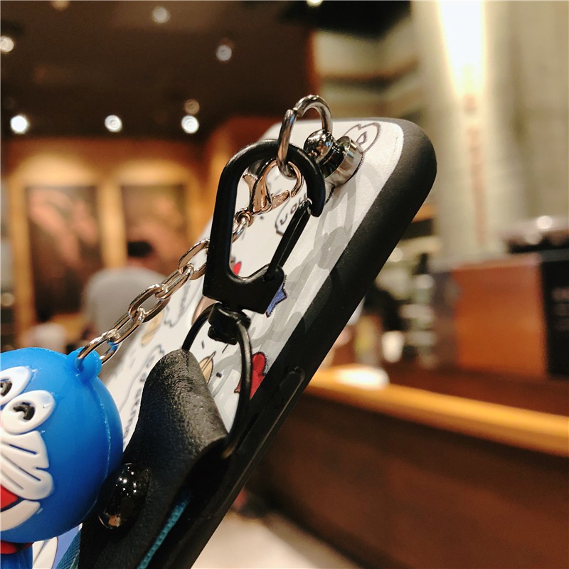 Ốp điện thoại TPU mềm có dây đeo và móc khóa cho OPPO A52 A92 A31 A91 2020 A1K A3s A5s A7 A12e F11 Pro Realme 6i 5i 5s XT C1 C2 Pro | BigBuy360 - bigbuy360.vn