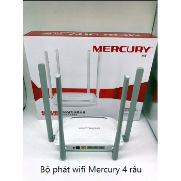 Moden Mercusys 4 râu truyền tải cực tốt- Bộ moden 4 râu sóng truyền tốc độ cao ♥️♥️