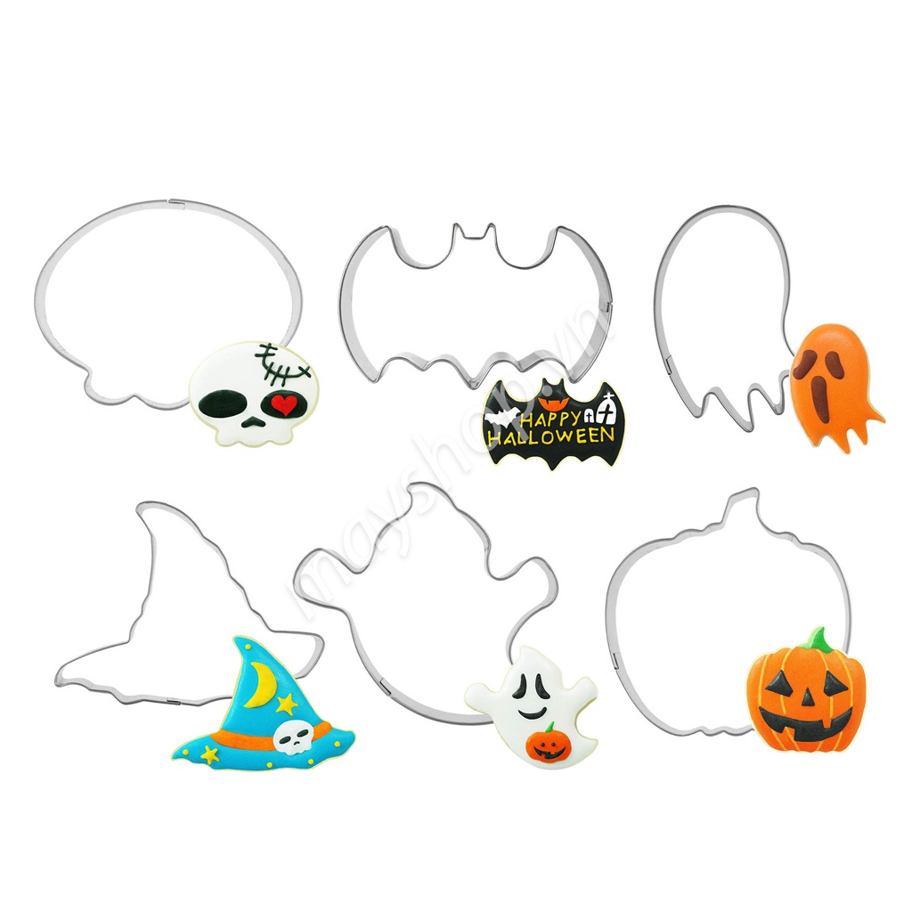 Bộ cutter inox 6 hình Halloween
