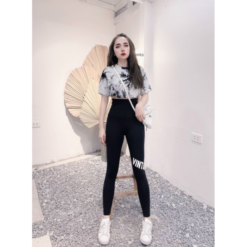 Quần legging chữ gối hàng QC | BigBuy360 - bigbuy360.vn