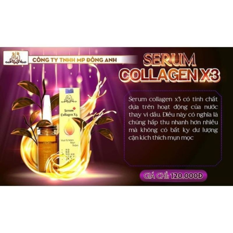 Serum Nám Colagen X3 Chính Hãng 20ml | BigBuy360 - bigbuy360.vn