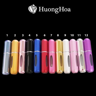 2 CHAI CHIẾT NƯỚC HOA vỏ nhôm xịt phun sương có hướng dẫn cách chiết nước hoa, Sỉ và Lẻ - Mã 1 dung tích 5ml