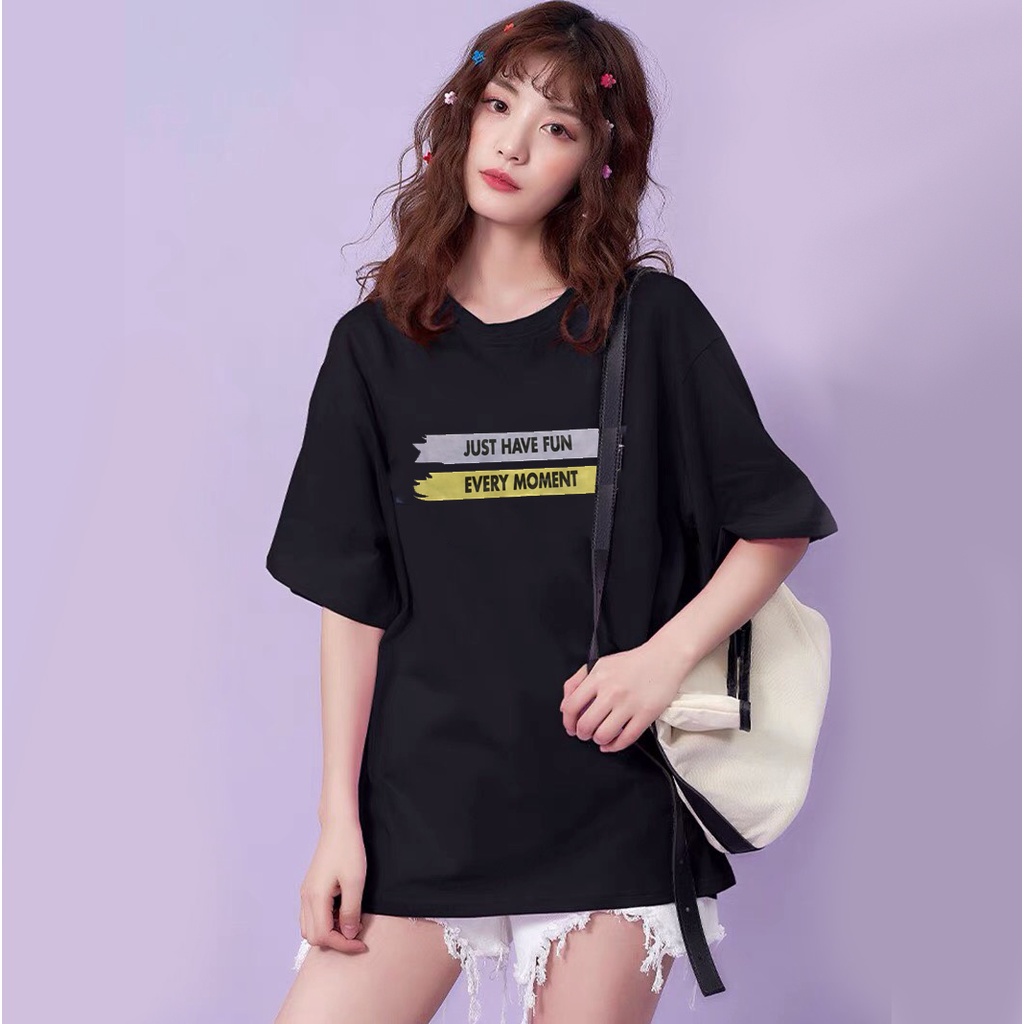 Áo Thun Unisex Nam Nữ Form Rộng Tay Lỡ In Hình Nhiều Màu Sắc Thời Trang Hàn Quốc