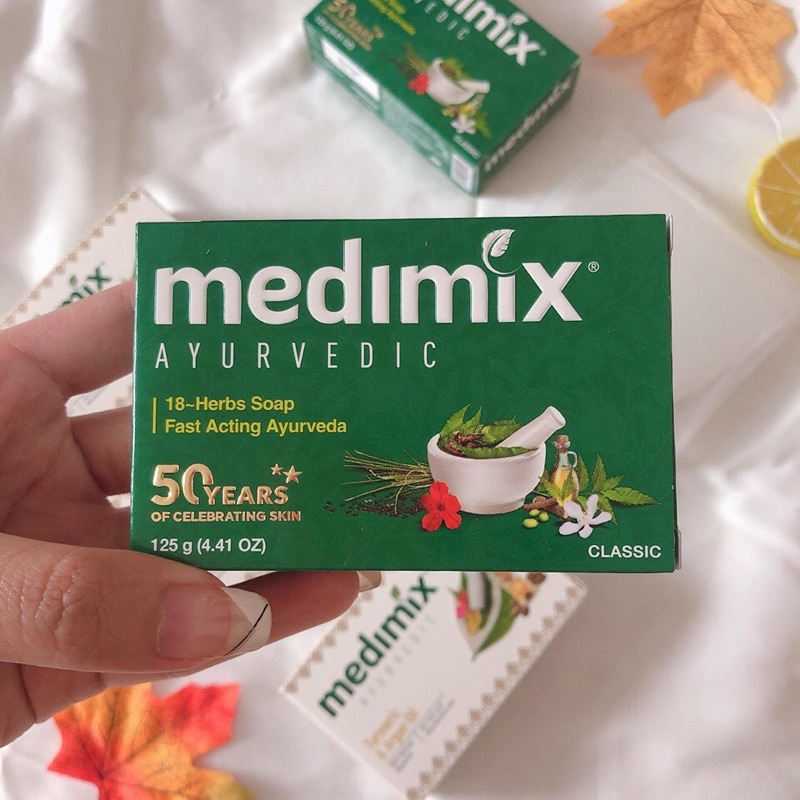 2 bánh xà phòng Medimix 125g/bánh 🌿Link túi lưới lẻ trong shop