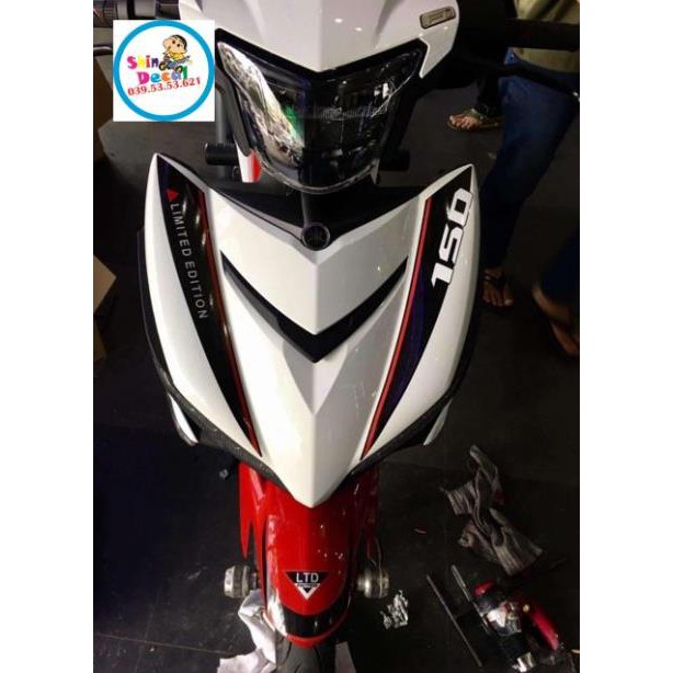 Tem rời ex 150 LTĐ trắng đỏ