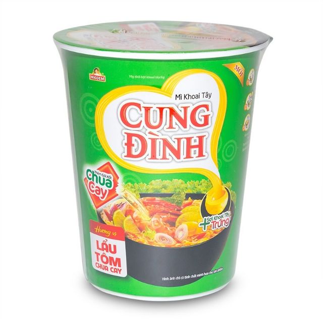 Mì cốc cũng đình 65g/cốc