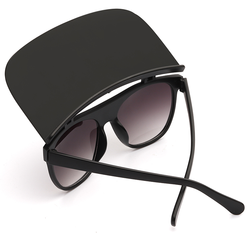 New Sun Hat Sunglasses Anti-UV Sunglasses Fashion Retro Polarized Men's and Women's Sunglasses