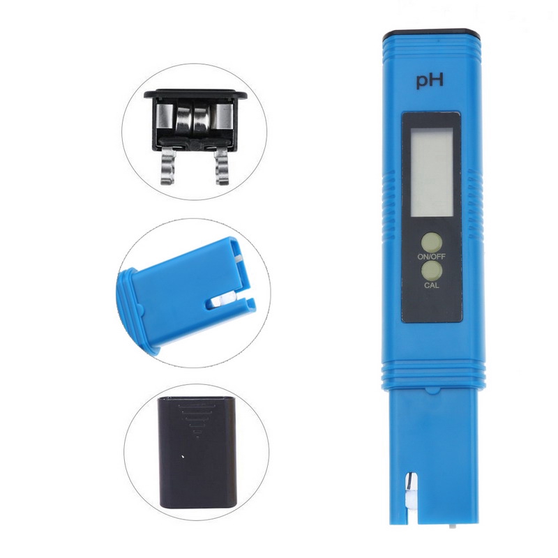 Thiết bị đo độ pH cầm tay với màn hình LCD thể hiện kết quả siêu tiện lợi có nhiều màu sắc để lựa chọn