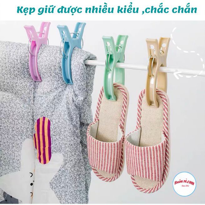 Kẹp phơi chăn màn chắc chắn - Kẹp nhựa phơi chăn hình con cá, kẹp nhựa phơi quần áo, ngăn chắn gió -01456