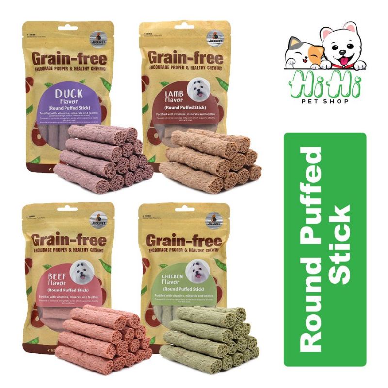 Xương gặm sạch răng cho chó Grain Free nhiều vị JUCCIPET - Date xa