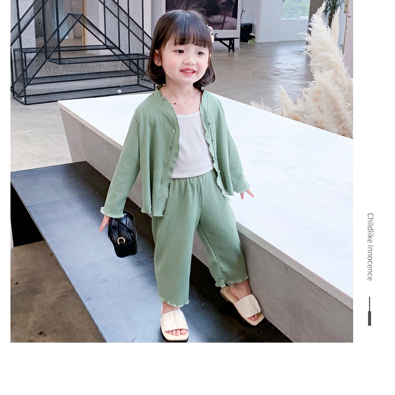 Bộ quần áo thu đông cho bé gái điệu đà siêu dễ thương chất tăm lạnh Quảng Châu mềm mịn cho bé từ 7-22kg