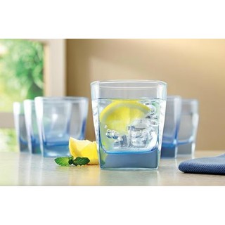 Bộ 6 Cốc Thủy Tinh Uống Nước Đáy Vuông Luminarc - 300ml Sang Trọng