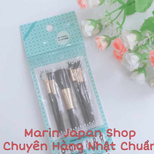 Sét 6 chiếc chổi cọ mini trang điểm hàng Nội Địa Nhật Bản