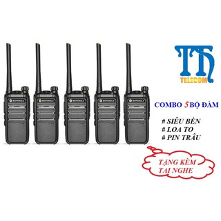 COMBO 5 MÁY BỘ ĐÀM MOTOROLA CP 318 SIÊU BỀN