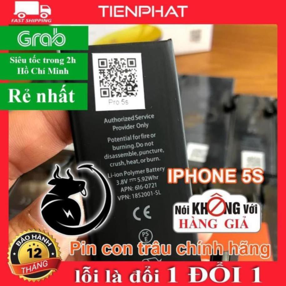 ( KIBO ) Pin BISON Iphone 5s/5c chính hãng Pin Con Trâu BH 12 tháng online - Dung Lượng 1560 mAh