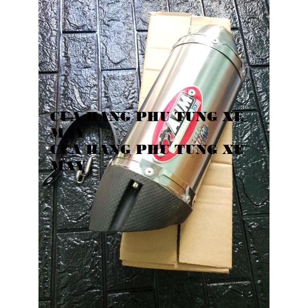 Pô AHM M3 kèm cổ 2 khúc gắn Ex135, Ex150, Ex155, Winner 150, Winner X, Sonic