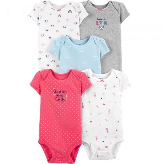 Set 5 body dài tay cho bé trai gái