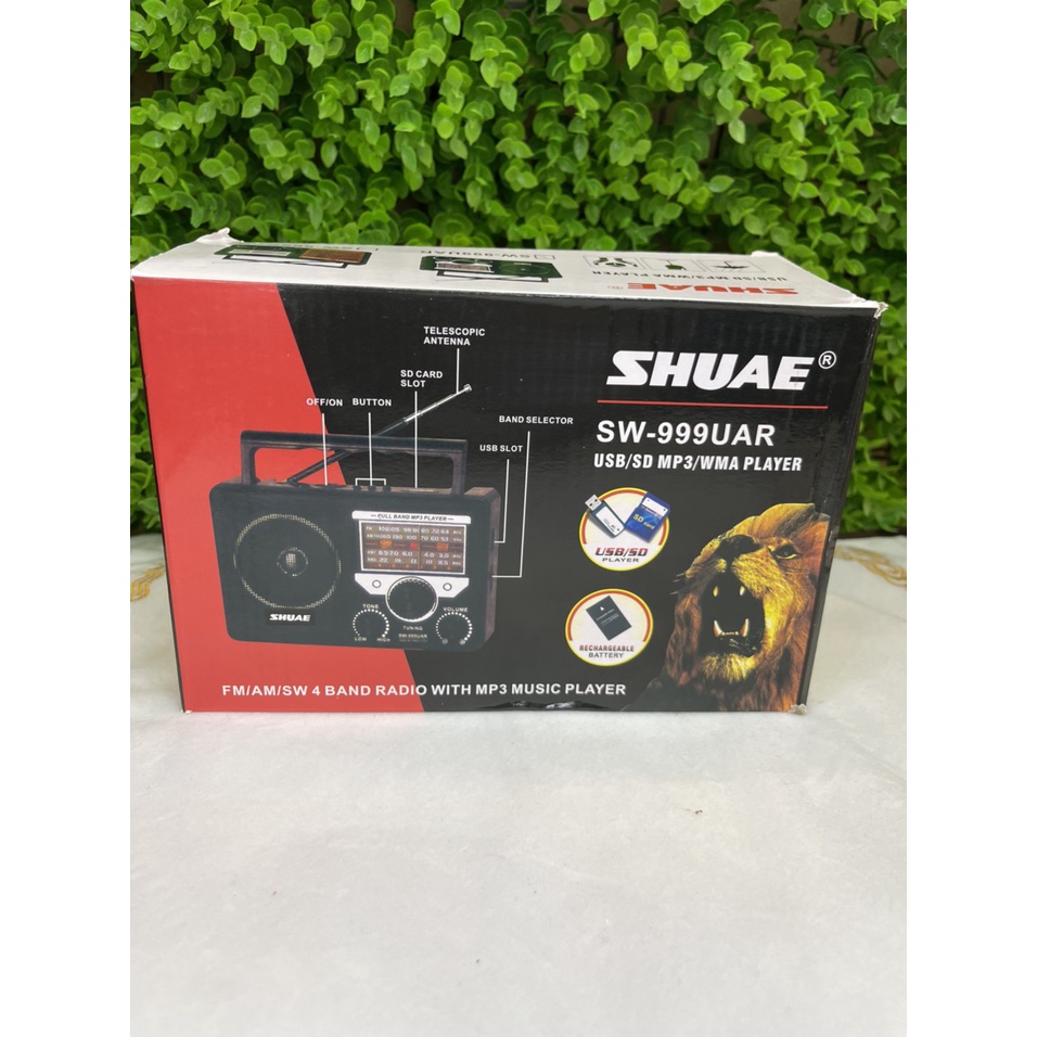 Đài Radio SONY SW-999UAR Cao Cấp. Nghe Đài Radio, FM, Dò Sóng Nhanh, Hỗ Trợ Cắm Thẻ Nhớ, Dễ Dàng Sử Dụng. Bảo Hành 12TH.