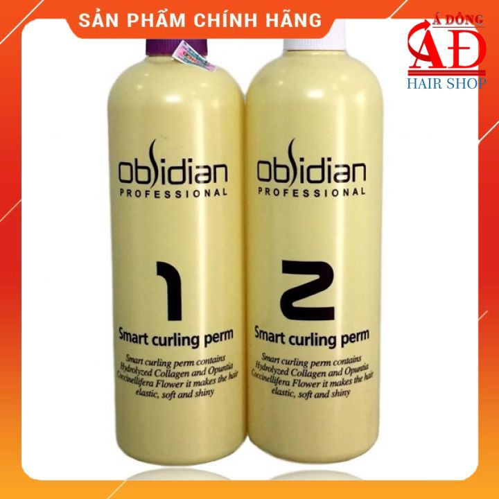 [+Tặng mũ trùm][Siêu rẻ] Thuốc uốn thông minh công nghệ 3D Obsidian Smart curling perm cao cấp Hàn Quốc 500ml