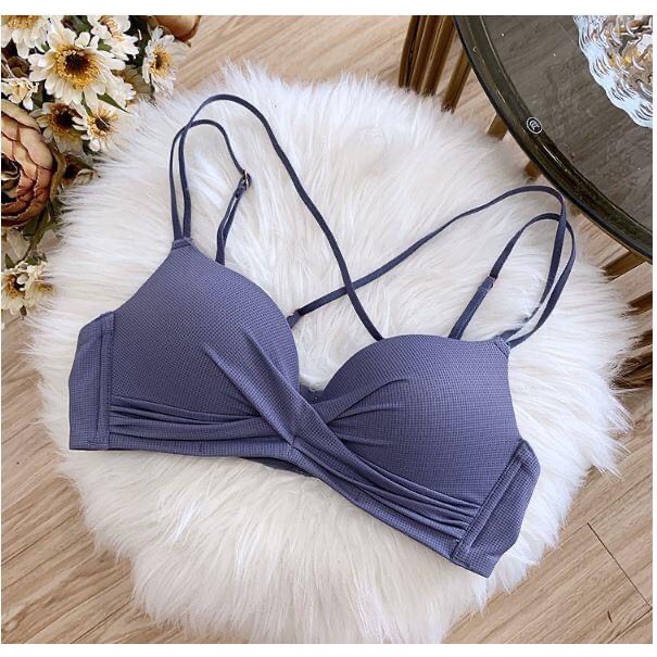 Bộ Đồ Lót Nữ, Áo lót nữ, Áo ngực Đệm Dày, Không Gọng, Nâng Đẩy Ngực - BỘ XOẮN