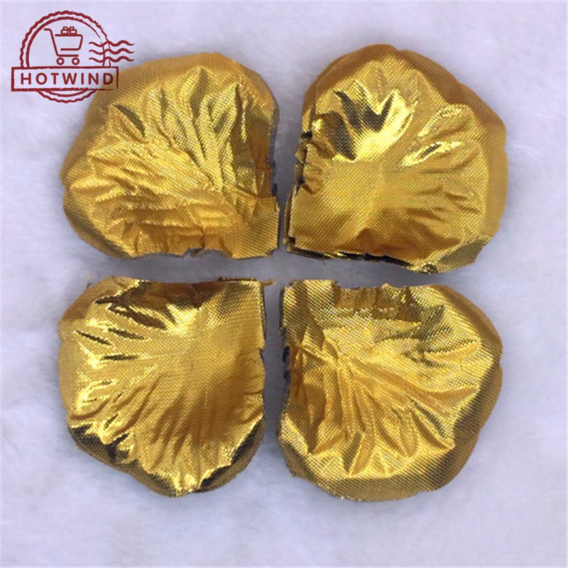 Bộ 100 cái cái hoa mạ vàng/ bạc 5x5cm trang trí tiệc cưới