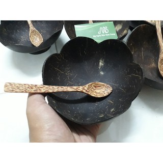 Bát gáo dừa hinh hoa