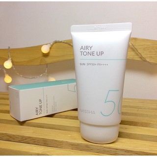 Kem Chống Nắng Nâng Tone Missha Safe Block Airy Tone Up Sun SPF50+ PA++++