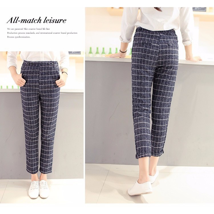 Quần baggy caro ống ôm unisex dáng suông caro pants nam nữ phong cách ullzang