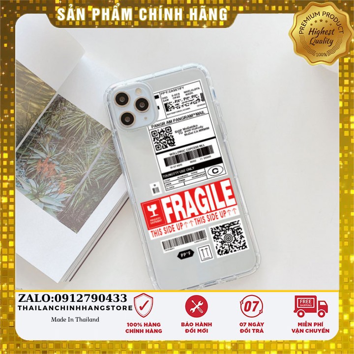 [SIÊU SALE] ỐP LƯNG IPHONE CHỐNG SỐC MÃ VẠCH FRAGILE SIÊU HOT IPHONE 11- 11 PRO- 11 PRO MAX [CASE IPHONE] [FREESHIP]