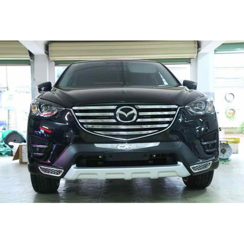 Mặt ca lăng Mazda CX5 2016-2017, ốp trang trí mặt ca lăng dán theo xe ô tô
