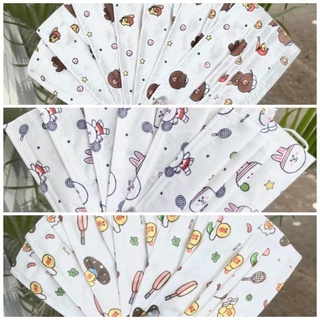 Khẩu trang y tế 4 lớp line friends