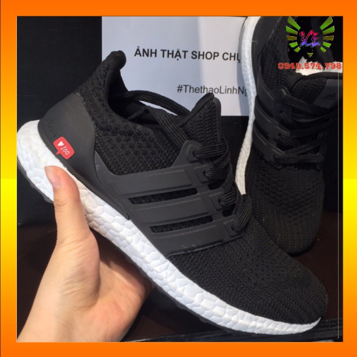 Gày sneaker đế bót trắng đen có sọc đi êm [hỗ trợ đổi trả] cho nam nữ