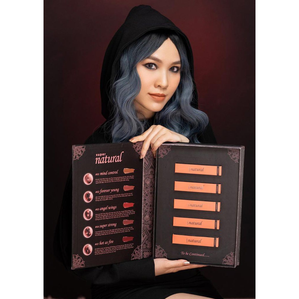 Son Kem Lì Lemonade Màu Đỏ Cam Nâu 03 Angel Wings 5g SuperNatural Matte Lipcream #03 Angel Wings