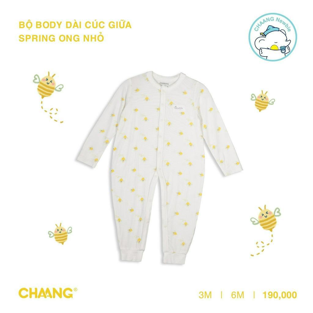 Bộ Body Dài Cúc Giữa Spring CHAANG SS23D3