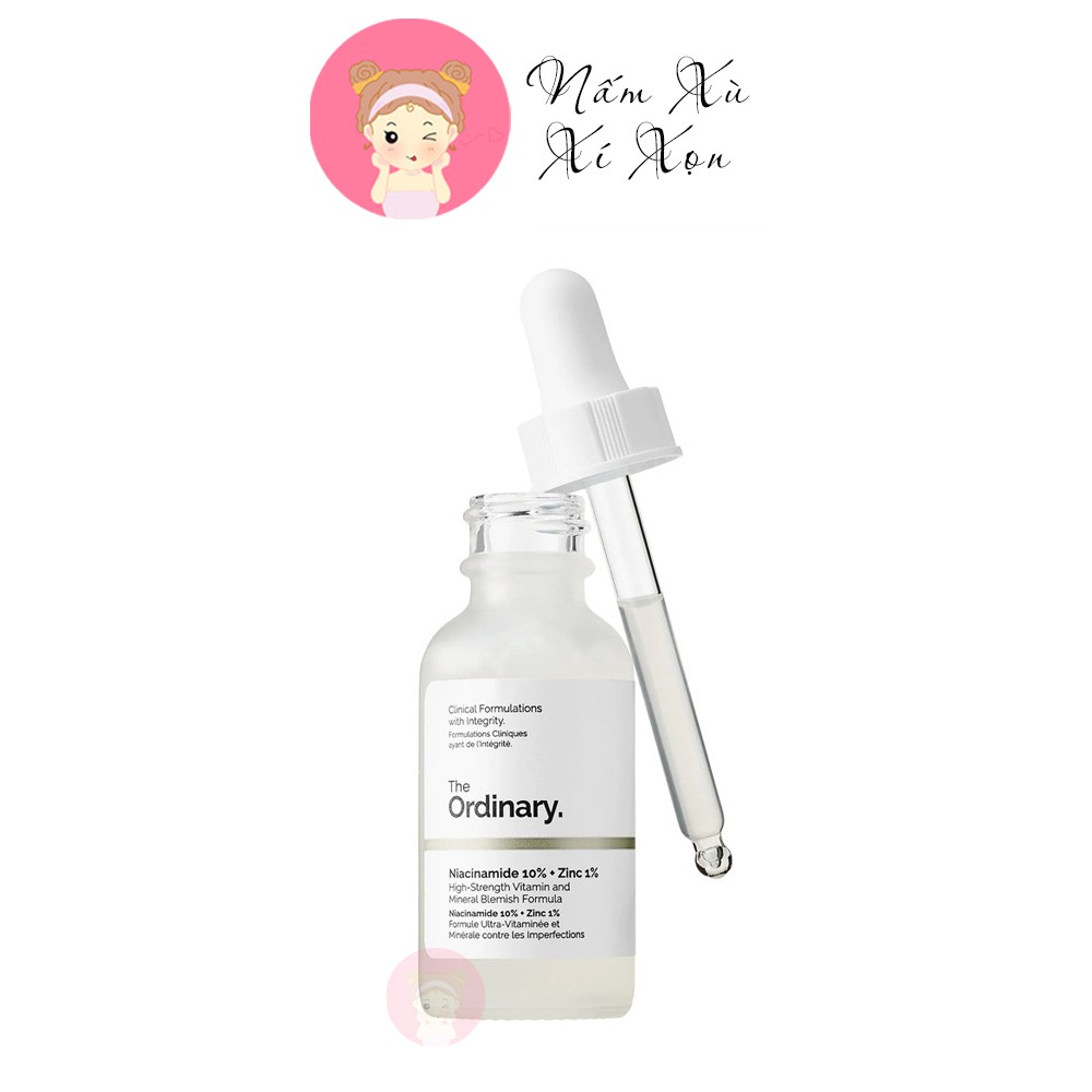 Tinh Chất Ngừa Mụn & Giảm Thâm The Ordinary Niacinamide 10% + Zinc 1% 30ml