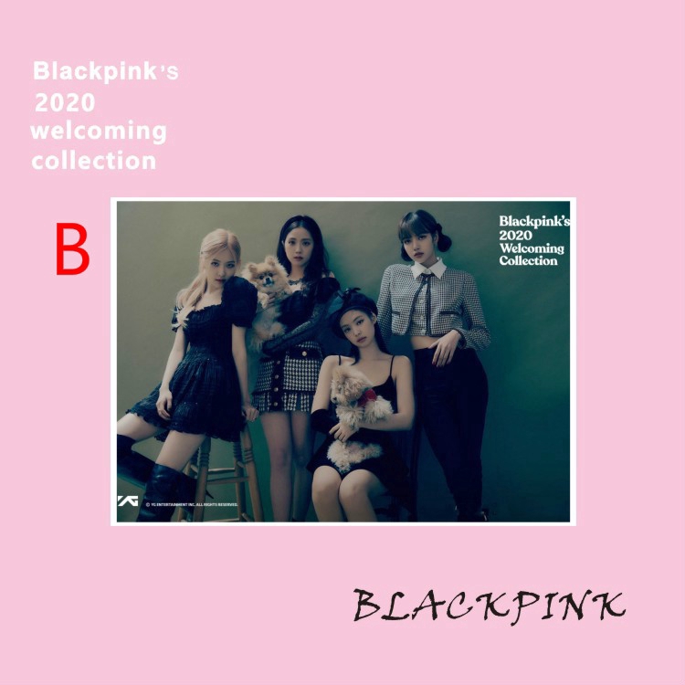 Nhãn Dán Poster Hình Nhóm Nhạc Blackpink 2020