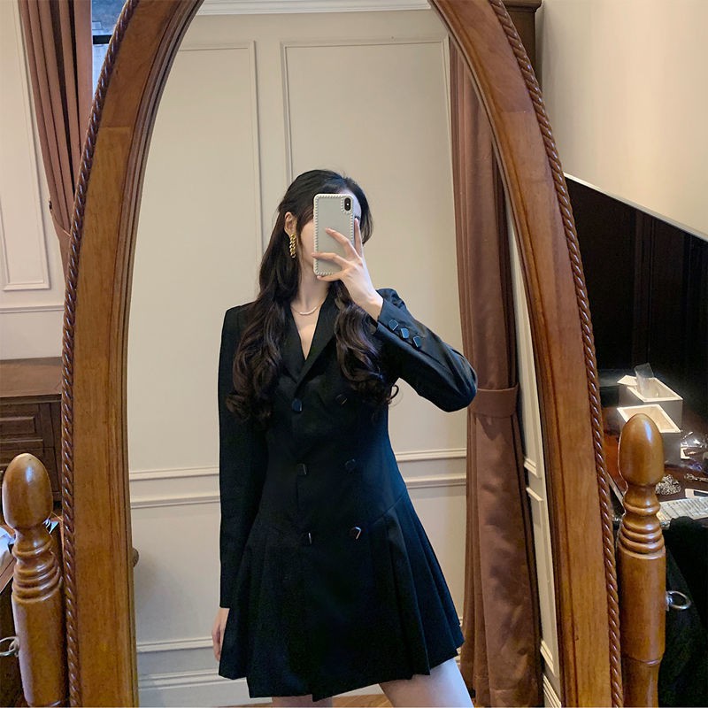 Váy giả vest đuôi xếp li chị đẹp Seo Ye Ji phim Điên Thì Có Sao