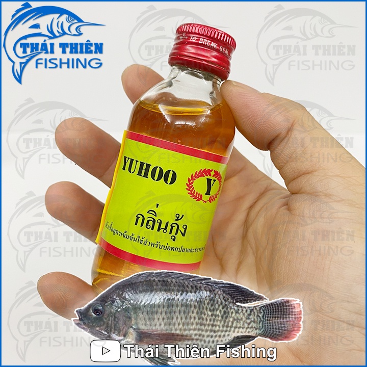 Tinh Mùi Câu Cá Thái Lan Mùi Tôm Câu Cá Rô Phi Chai 60lm Dùng Câu Sông Tự Nhiên Hồ Dịch Vụ
