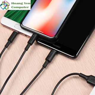 [MẪU MỚI] Cáp Sạc Hoco X25 3 Đầu IPhone - Micro Usb - Type C 1M - BH 6 Tháng 1 đổi 1 (MÀU SẮC NGẪU NHIÊN)