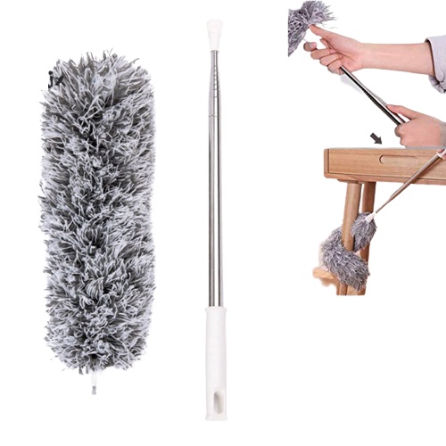 Chổi Kéo Dài 2.5M Quét Trần Lau Bụi Đa Năng Có Cán Điều Chỉnh Độ Dài Và Xoay 360° Đa Năng