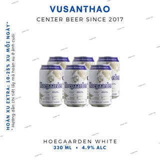 BIA HOEGAARDEN WHITE 330ML - 6 LON