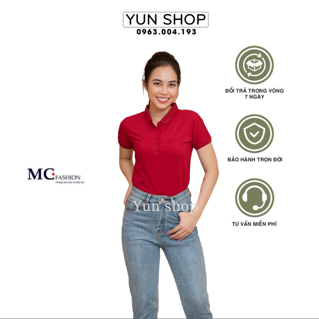 Áo Phông Nữ- Áo Phông Thời Trang Cổ Đức Ap202 Chuẩn Hãng Mc Fashion