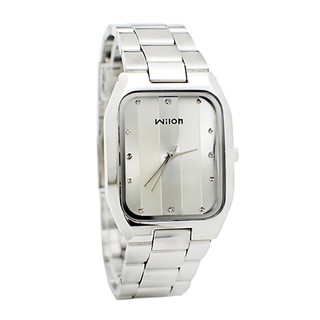 Đồng Hồ Đôi Wilon 2738 Dây Thép Không Gỉ (Có 2 Màu: Trắng, Trắng Mặt Đen)