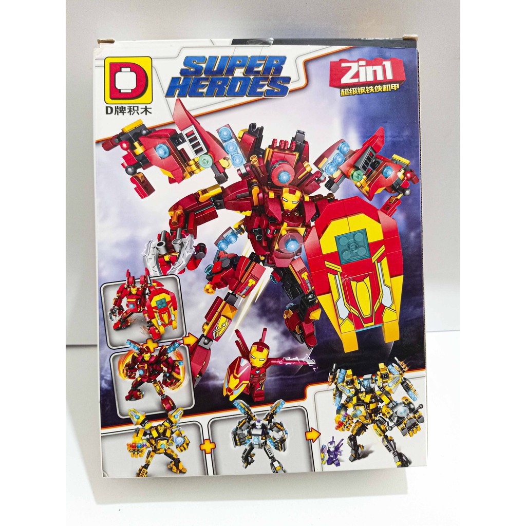 lego siêu nhân robot biến hình 2in1  272 chi tiết- DLP908