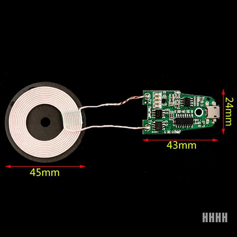 Mô Đun Bảng Mạch Sạc Nhanh Không Dây Dc 5v Qi Pcba Với Cuộn Dây