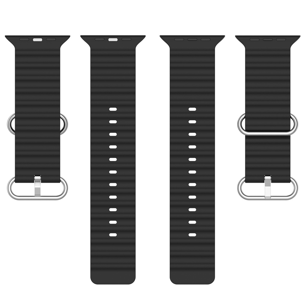Dây Đeo Silicone Cho Đồng Hồ Thông Minh Apple watch Series 8 7 SE 6 5 4 Ultra 49mm 45mm 41mm