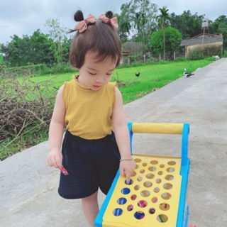 Bộ ba lỗ quần giả váy