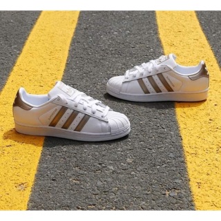 [TRẢ ORDER ĐỦ BILL] Giày Adidas Superstar Gold Metallic