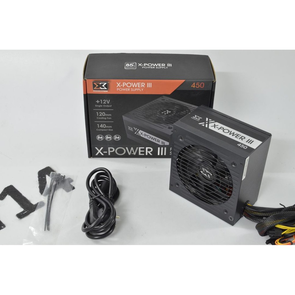 Nguồn Máy Tính Xigmatek X-Power III X450 400W Dành Cho Các Máy Tính Chơi Game Cấu Hình Tầm Trung